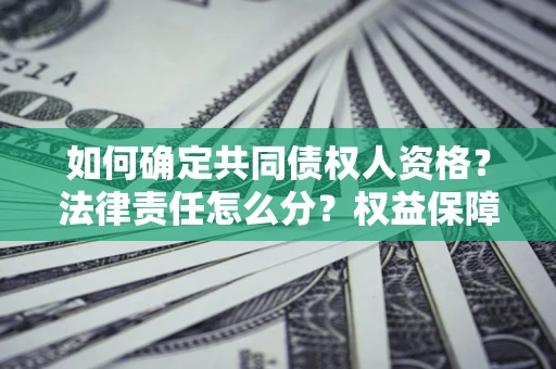 济南如何确定共同债权人资格？法律责任怎么分？权益保障技巧揭秘！