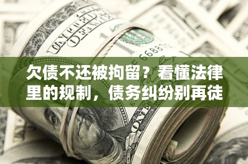 济南欠债不还被拘留？看懂法律里的规制，债务纠纷别再徒劳奔波