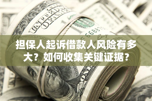 济南担保人起诉借款人风险有多大？如何收集关键证据？