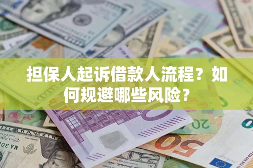 济南担保人起诉借款人流程？如何规避哪些风险？