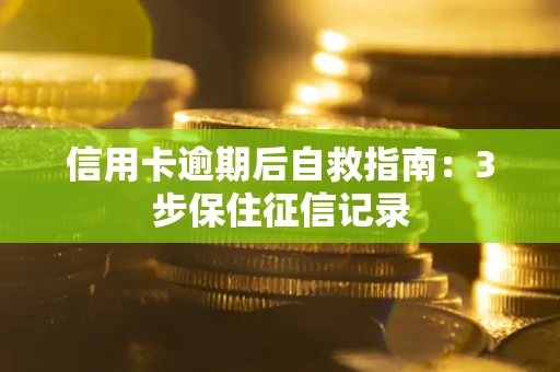 济南信用卡逾期后自救指南：3步保住征信记录