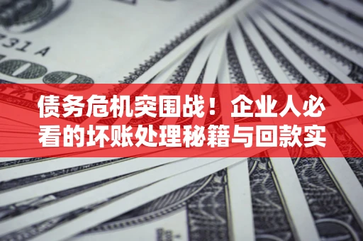 济南债务危机突围战！企业人必看的坏账处理秘籍与回款实战指南