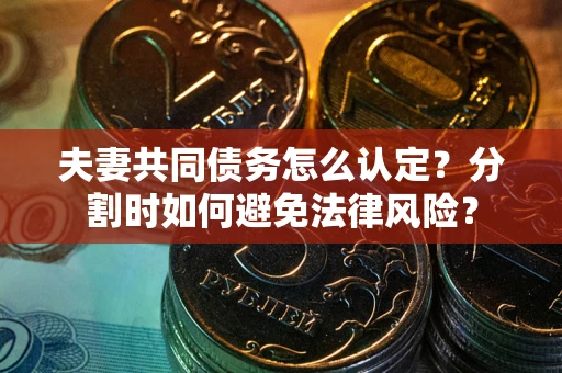 济南夫妻共同债务怎么认定？分割时如何避免法律风险？